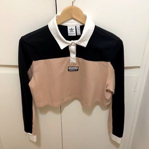 ADIDAS CROPPED POLO - Women’s size small